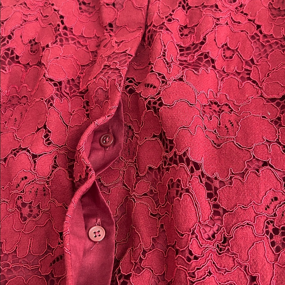 NWT Ann Taylor lace shirt with cami - Picture 9 of 12